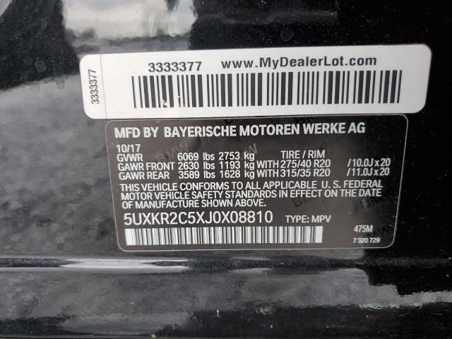 5UXKR2C5XJ0X08810 BMW X5 Sdrive35i