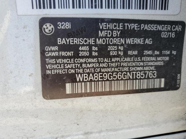 WBA8E9G56GNT85763 BMW 328 I Sulev