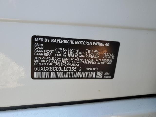 5UXCX6C03LLE35512 BMW X7 M50i