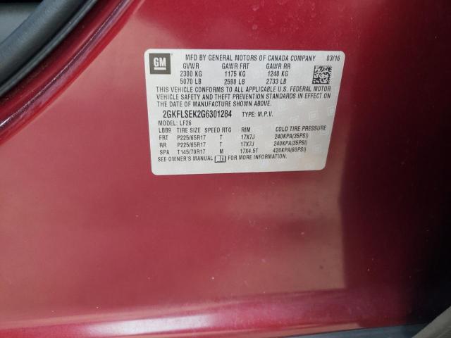 2GKFLSEK2G6301284 GMC Terrain Sle