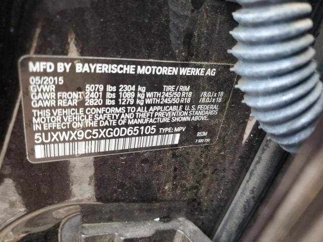 5UXWX9C5XG0D65105 BMW X3 Xdrive28i