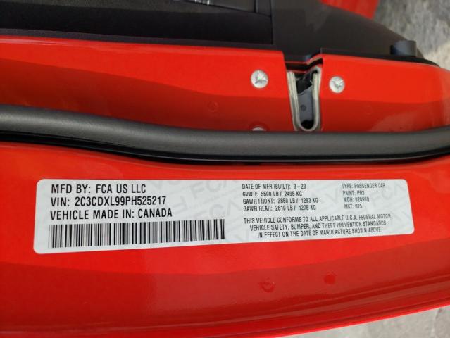 2C3CDXL99PH525217 Dodge Charger Srt Hellcat