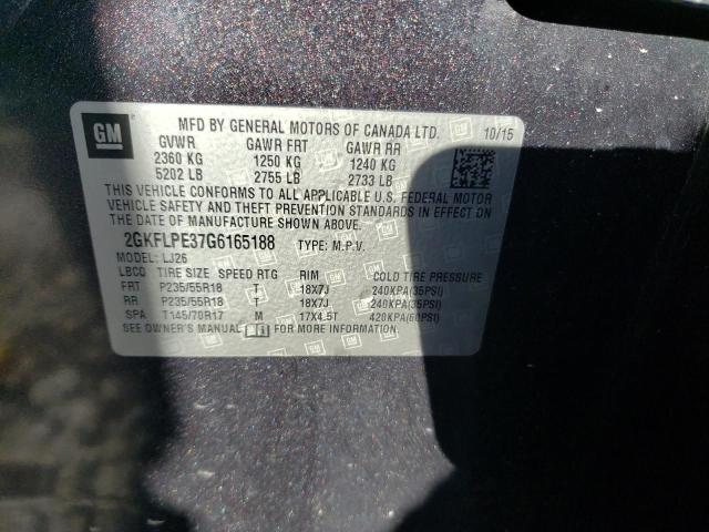 2GKFLPE37G6165188 GMC Terrain Slt