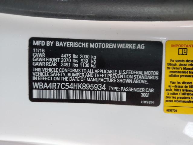 WBA4R7C54HK895934 BMW 430I