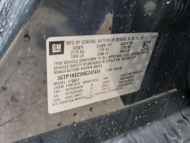 3GTP1NEC9HG242434 GMC Sierra C1500 Slt