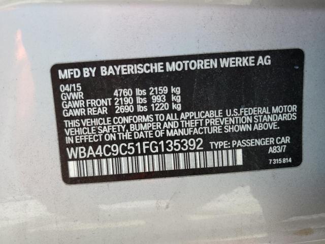 WBA4C9C51FG135392 BMW 428 Xi Gran Coupe Sulev