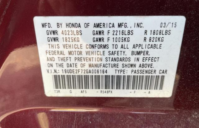 19UDE2F72GA006164 Acura Ilx Premium