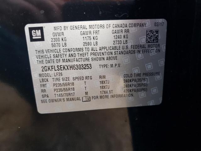 2GKFLSEKXH6303253 GMC Terrain Sle