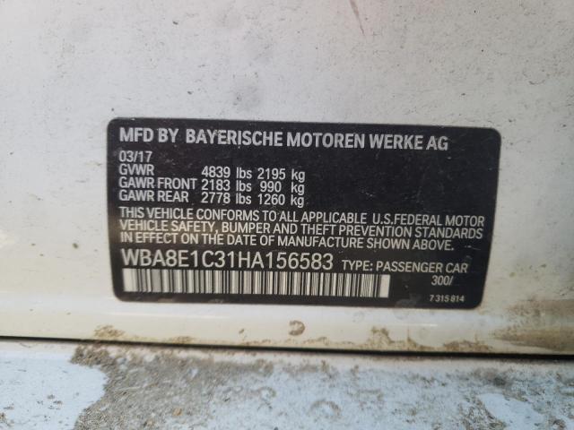 WBA8E1C31HA156583 BMW 330e