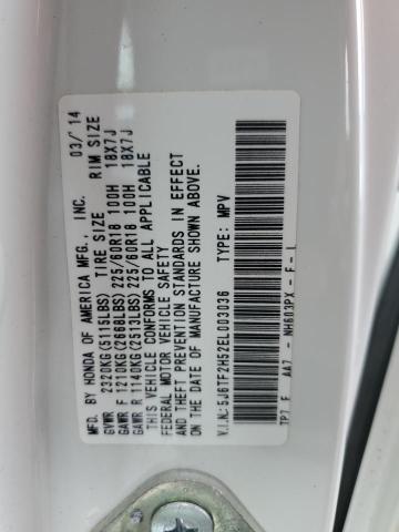 5J6TF2H52EL003036 Honda Crosstour Exl