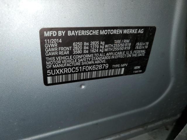 5UXKR0C51F0K62879 BMW X5 Xdrive35i