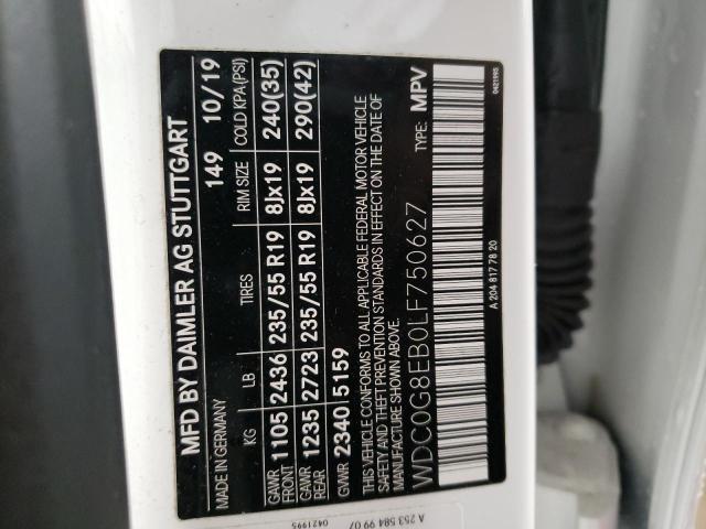 WDC0G8EB0LF750627 Mercedes-Benz Glc 300 4matic