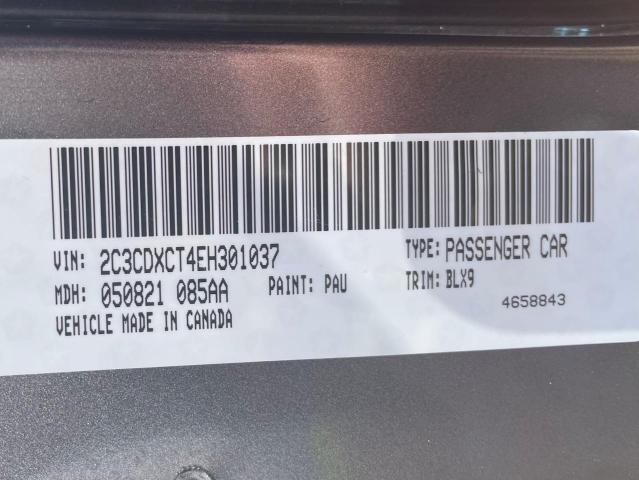 2C3CDXCT4EH301037 Dodge CHARGER R/T