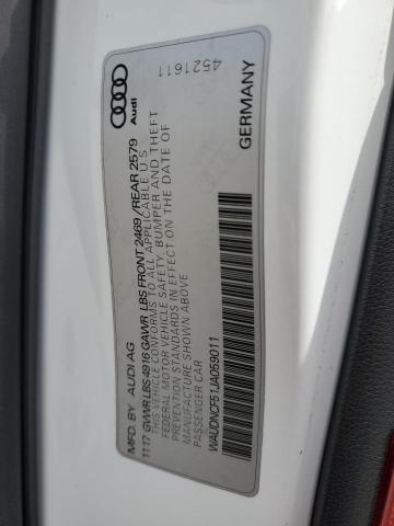 WAUDNCF51JA059011 Audi A5 Premium S Line