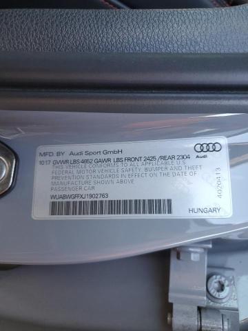 WUABWGFFXJ1902763 Audi RS3