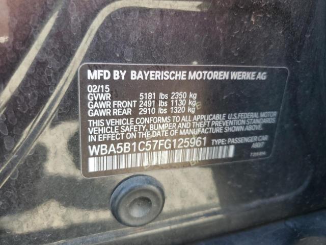 WBA5B1C57FG125961 BMW 535 I