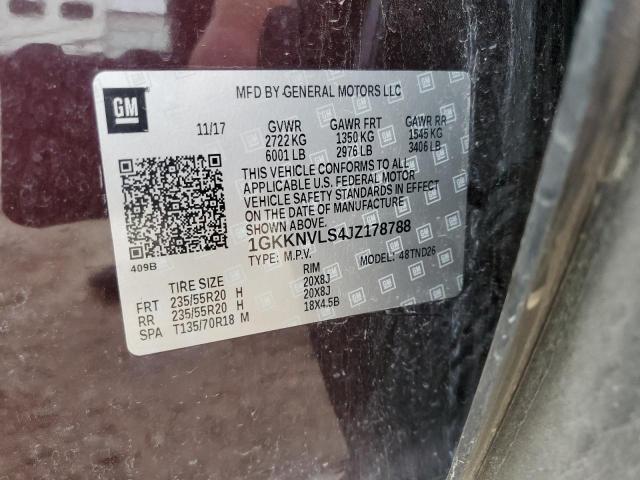 1GKKNVLS4JZ178788 GMC Acadia All Terrain