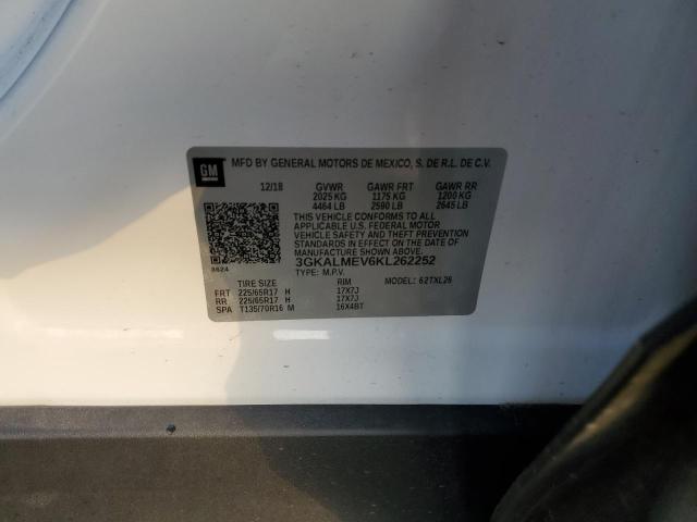 3GKALMEV6KL262252 GMC Terrain Sle