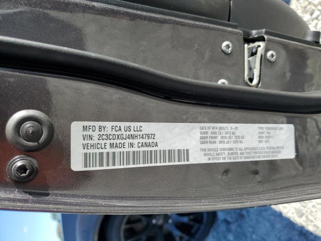 2C3CDXGJ4NH147972 Dodge Charger Scat Pack