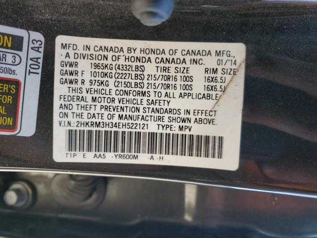 2HKRM3H34EH522121 Honda CR-V LX