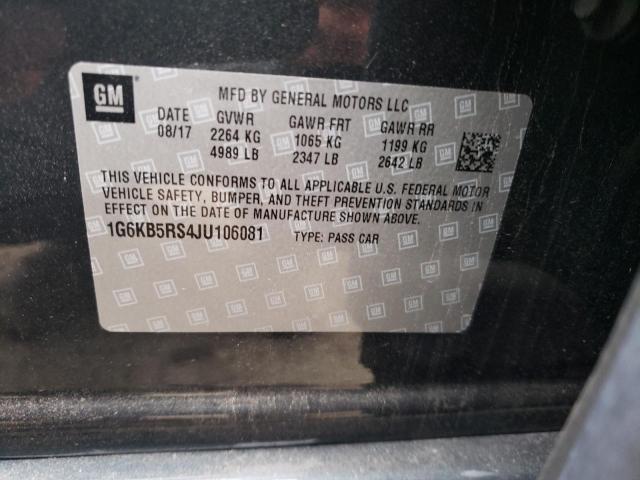 1G6KB5RS4JU106081 Cadillac CT6