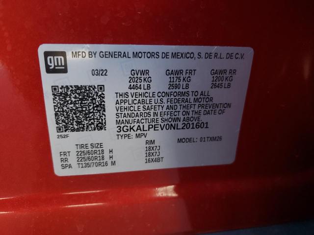 3GKALPEV0NL201601 GMC Terrain Slt