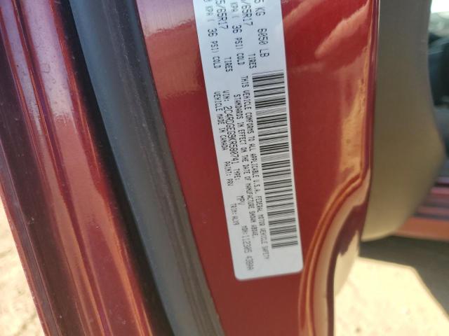 2C4RDGEG9KR580741 Dodge Grand Caravan Gt