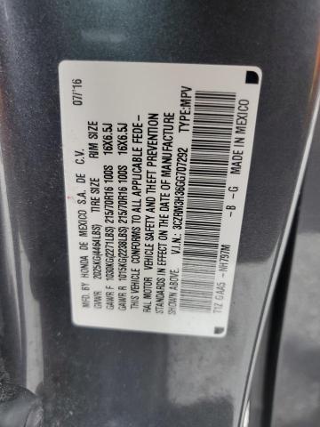 3CZRM3H36GG707292 Honda CR-V LX