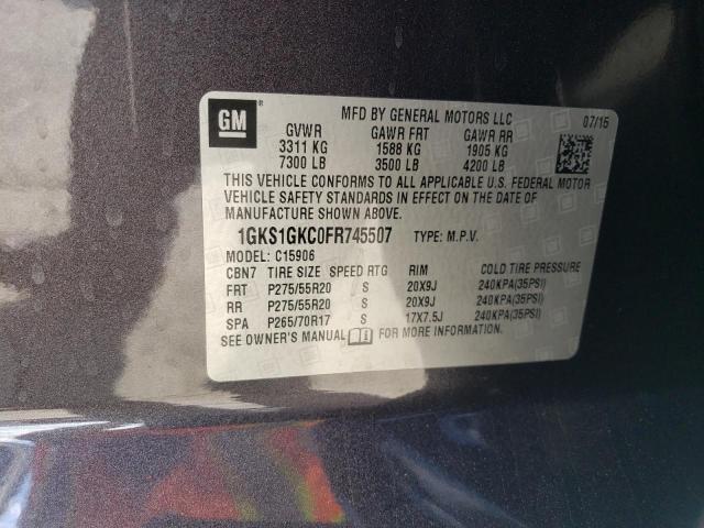 1GKS1GKC0FR745507 GMC Yukon Xl C1500 Sle