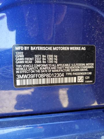 3MW39FF08P8D12304 BMW 330e