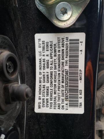 19XFC2E53GE023467 Honda Civic Lx