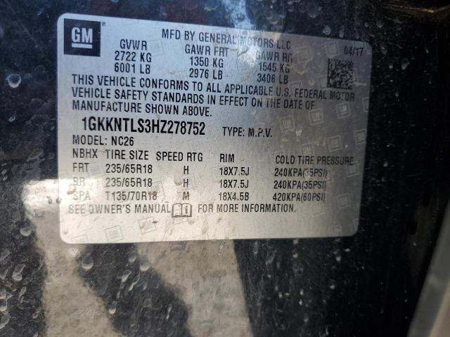 1GKKNTLS3HZ278752 GMC Acadia All Terrain