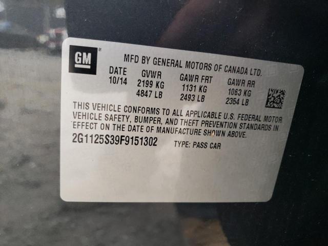 2G1125S39F9151302 Chevrolet IMPALA LT