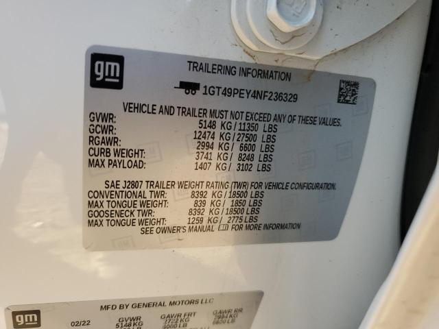 1GT49PEY4NF236329 GMC Sierra K2500 At4