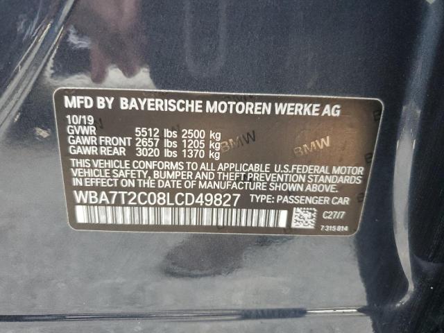 WBA7T2C08LCD49827 BMW 740 I