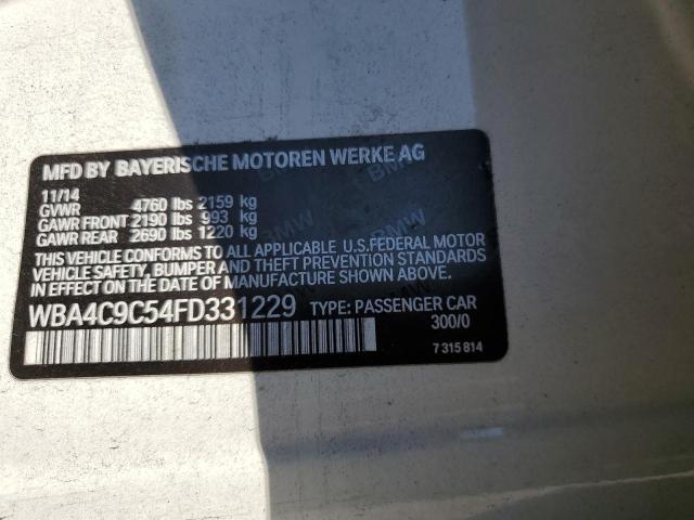 WBA4C9C54FD331229 BMW 428 Xi Gran Coupe Sulev
