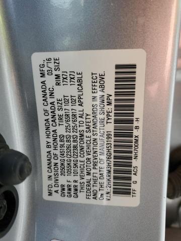 2HKRM3H76GH531991 Honda CR-V EXL