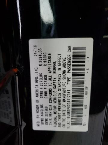 19UUB1F53GA012041 Acura TLX TECH