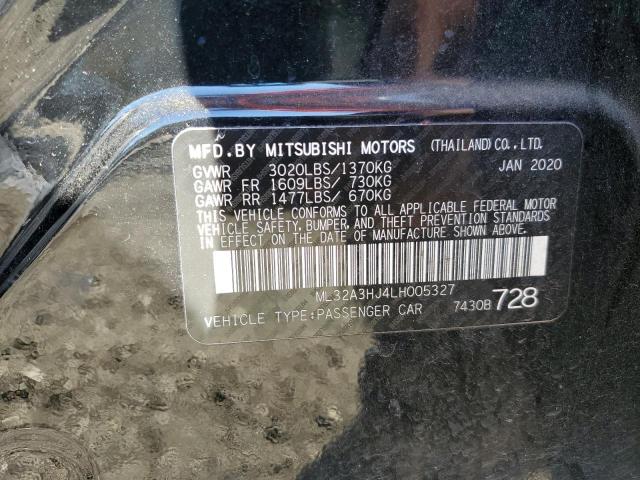 ML32A3HJ4LH005327 Mitsubishi MIRAGE ES