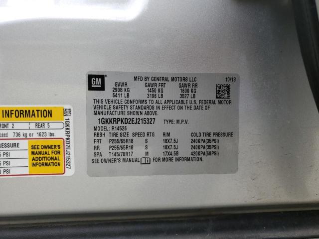 1GKKRPKD2EJ215327 GMC ACADIA SLE