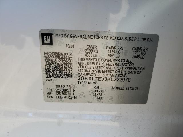 3GKALTEV3KL222978 GMC Terrain Sle