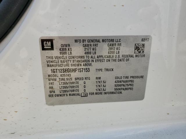 1GT12SEG6HF157153 GMC Sierra K2500 Sle
