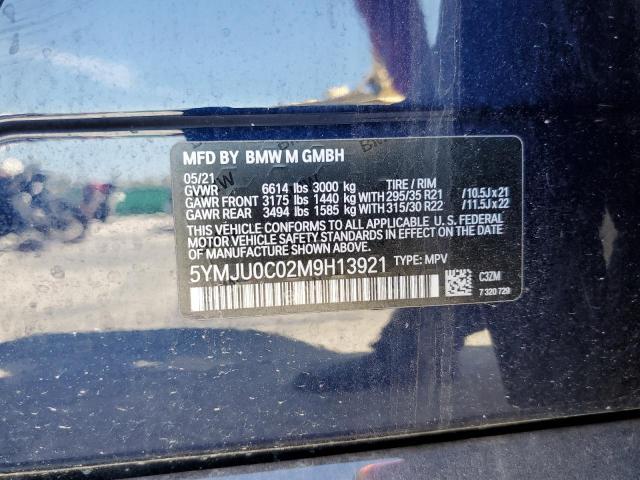 5YMJU0C02M9H13921 BMW X5 M