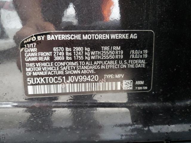 5UXKT0C51J0V99420 BMW X5 Xdr40e