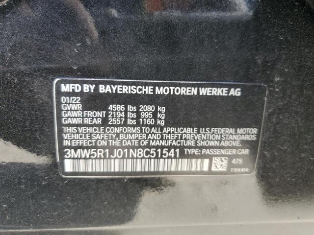 3MW5R1J01N8C51541 BMW 330I