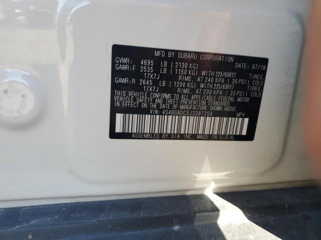 4S4BSADC5J3397259 Subaru Outback 2.5i Premium