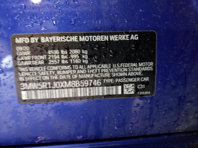 3MW5R1J0XM8B59746 BMW 330I