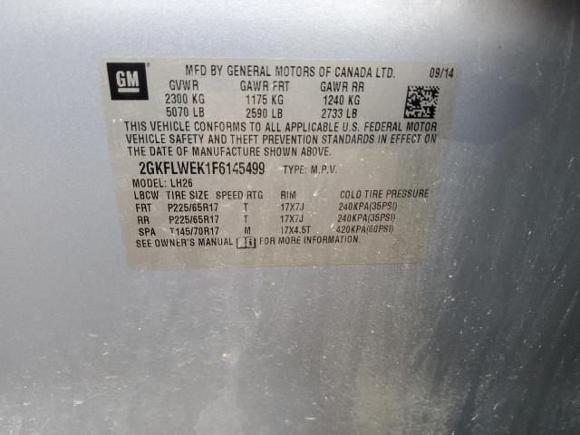 2GKFLWEK1F6145499 GMC Terrain Sle