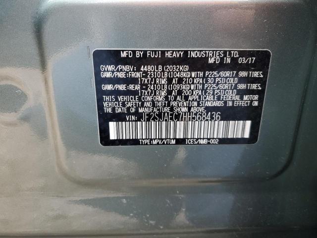 JF2SJAEC7HH568436 Subaru Forester 2.5i Premium
