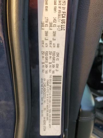 1C4RDJAG9HC937212 Dodge Durango Sxt